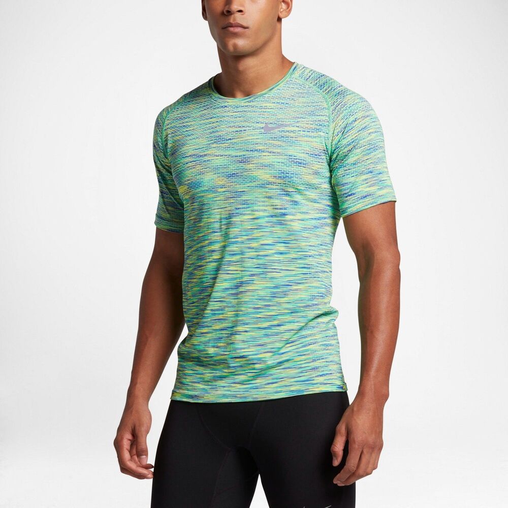 NIKE DRI FIT KNIT RUNNING T-SHIRT GREEN 642124-667 2XL NWT VERY RARE!!
